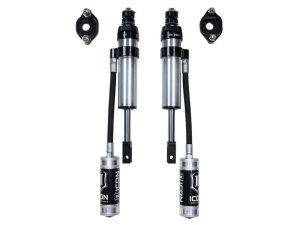 GMC Sierra HD Coilover Suspension Kit - ICON - 2.5 Series with Delta Joint - Black Semi-Gloss - `11-`19