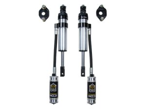 GMC Sierra 3500HD Coilover Suspension Kit - ICON - 2.5 Series CDCV with Delta Joint - Black Semi-Gloss - `11-`19