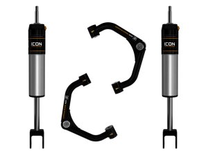 GMC Sierra 3500HD Coilover Suspension Kit - ICON - 2.5 Series IR Shock System with Delta Joint - Black - `20-`27