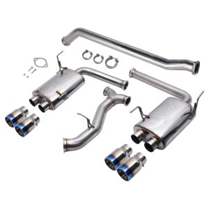 Subaru WRX STI Performance Exhaust - Injen - Cat Back - Burnt Titanium - `15-`21