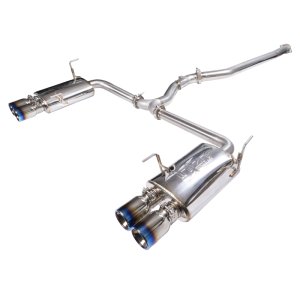 Subaru WRX STI Performance Exhaust - Injen - Cat Back - Burnt Titanium - `15-`21 Subaru WRX STI Performance Exhaust - Injen - Cat Back - Burnt Titanium - `15-`21