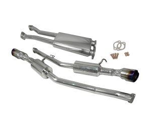 Hyundai Genesis Coupe Performance Exhaust - Injen - Cat Back + Quad Titanium Tips - `10-`16