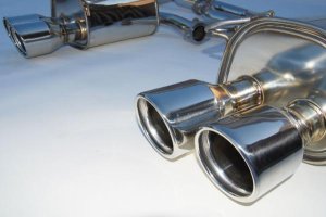 Subaru WRX Performance Exhaust - Invidia - Q300 Stainless Steel Tip Cat-back - `11-`27