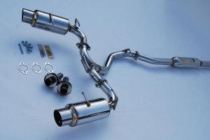 Subaru BRZ Performance Exhaust - Invidia - Cat-Back, N1, 60mm, Polished Stainless Tips - Polished - `12-`27