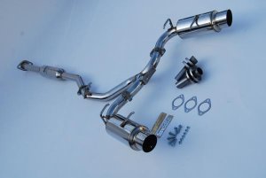 Subaru BRZ Performance Exhaust - Invidia - Cat-Back, N1, 60mm, Polished Stainless Tips - Polished - `12-`27
