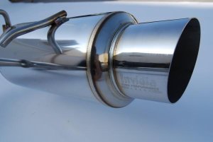 Subaru BRZ Performance Exhaust - Invidia - Cat-Back, N1, 60mm, Polished Stainless Tips - Polished - `12-`27