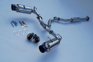 Subaru BRZ Performance Exhaust - Invidia - N1 Cat-Back, Titanium Tips, 60mm - Titanium - `12-`27