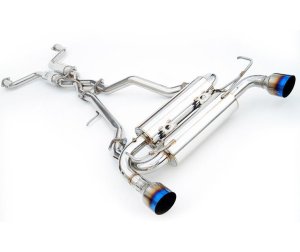 Infiniti Q50 Performance Exhaust - Invidia - Gemini with Rolled Stainless Steel Tips Cat-Back - `14-`27