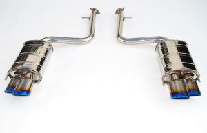Lexus 200T Performance Exhaust - Invidia - Titanium Quad Rolled Tip Axel-Back - `15-`27