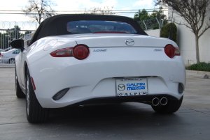 Mazda Miata MX 5 Performance Exhaust - Invidia - Q300 - Cat Back - `15-`27