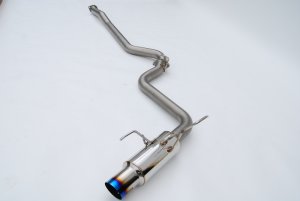 Subaru WRX STI Performance Exhaust - Invidia - Cat-back Titanium Tip Bead Blasted - Titanium - `15-`27