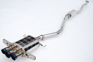 Honda Civic SI Performance Exhaust - Invidia - Q300 Cat Back, Titanium Tips - `17-`27