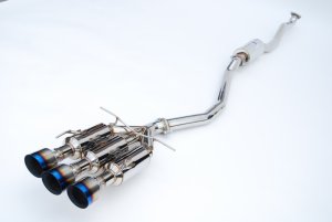 Honda Civic SI Performance Exhaust - Invidia - Gemini Triple Cat Back - Titanium - `17-`27