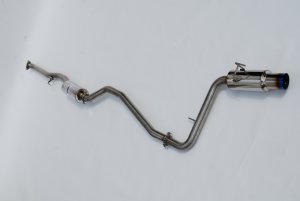 Honda Civic Sport Performance Exhaust - Invidia - N1 Cat Back - Titanium - `22-`27