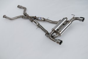 Nissan Z Performance Exhaust - Invidia - Gemini Cat Back, Rolled SS Tips - `22-`27 Nissan Z Performance Exhaust - Invidia - Gemini Cat Back, Rolled SS Tips - `22-`27