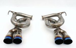 Subaru WRX Performance Exhaust - Invidia - Cat Back, Single Layer Titanium Tip, Twin Loop - `22-`27