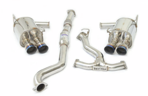 Subaru WRX Performance Exhaust - Invidia - Q300 - Titanium Tips - `22-`27