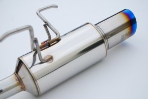 Subaru WRX Performance Exhaust - Invidia - N1 - Titanium Tips, Twin Outlet Single Layer Tip Cat-Back - `22-`27