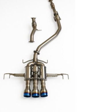Acura Integra Performance Exhaust - Invidia - Q300 Cat Back, Single Layer Ti Tip - `24-`27