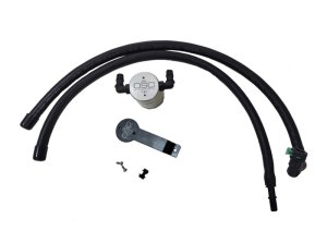 Ford Explorer Oil Separator - Driver Side - J&L - 3.0 - Clear Anodized - `20-`24