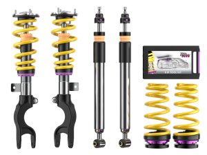 Tesla Model Y Coilover Suspension Kit - Front + Rear - KW - V3 Leveling - `19-`27