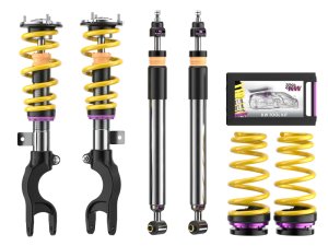 Tesla Model Y Coilover Suspension Kit - Front + Rear - KW - V3 Leveling - `19-`27