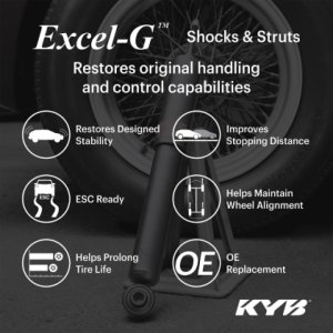 Hyundai Santa Fe Shock Absorber - Front Left - KYB - Excel-G - `21-`23