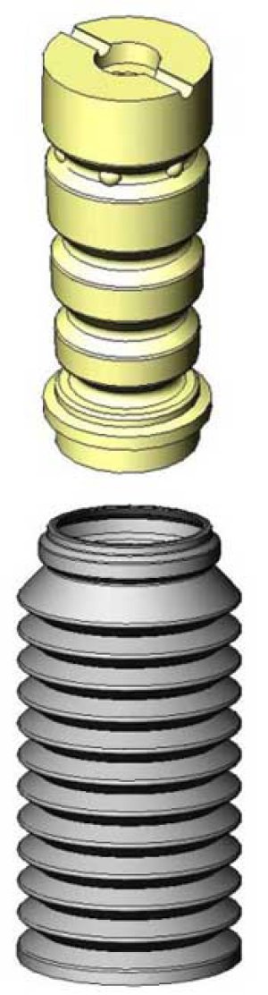 Audi A4 Strut Boots - Rear - KYB - `04-`09