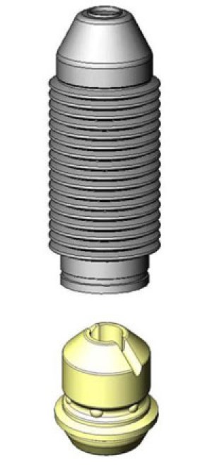 Audi TT Quattro Strut Boots - Front - KYB - `00-`06