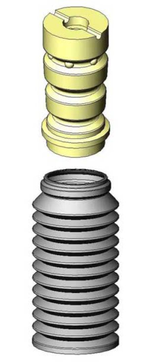 Audi A4 Strut Boots - Rear - KYB - `02-`04