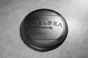 Ineos Grenadier Custom Spare Tire Cover - Chelsea Truck Company - Textured Satin Black