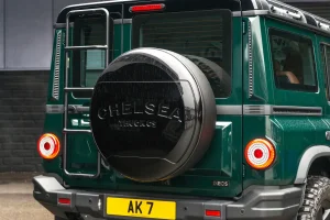 Ineos Grenadier Custom Spare Tire Cover - Chelsea Truck Company - Piano Black
