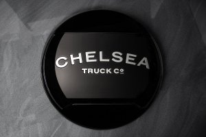 Ineos Grenadier Custom Spare Tire Cover - Chelsea Truck Company - Piano Black