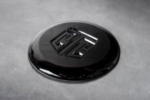 Ineos Grenadier Custom Spare Tire Cover - CTC Crest - Piano Black