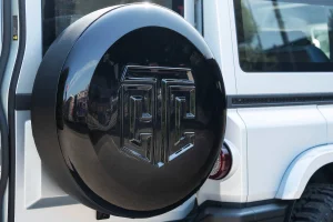 Ineos Grenadier Custom Spare Tire Cover - CTC Crest - Piano Black