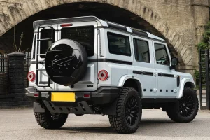 Ineos Grenadier Custom Spare Tire Cover - Kahn Designs - Piano Black