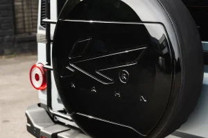 Ineos Grenadier Custom Spare Tire Cover - Kahn Designs - Piano Black