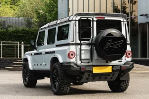 Ineos Grenadier Custom Spare Tire Cover - Kahn Designs - Piano Black