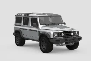 Ineos Grenadier Wide Body Package - Mondail Retro RS-Forged Light Alloy Wheel & 40mm Fender Flares - Satin Black