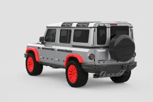 Ineos Grenadier Wide Body Package - G22 RS-Forged Wheels & 40mm Fender Flares - Satin Black