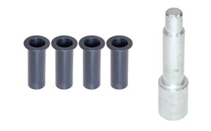 Jeep JL Door Hinge Liners - 2 Door - Kentrol - Textured Black - `18-`27