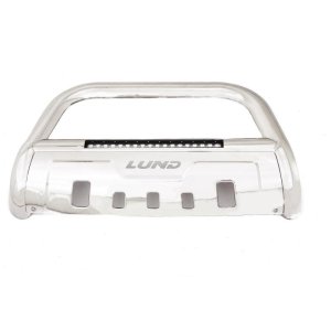 Ford F-250 Super Duty Bull Bar - LUND - With LED Light Bar and Wiring - Polished - `11-`16