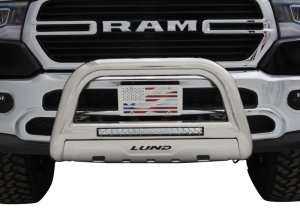RAM 1500 Bull Bar - Front - LUND - 3.5 Inch Oval with Integrated 20