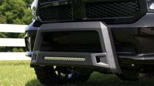 RAM 1500 Bull Bar - Front - LUND - Revolution w/LED Light - Matte Black - 2019