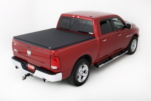 Dodge Ram 1500 Tonneau Cover - LUND - Genesis Elite Tri-Fold - Black - `02-`17