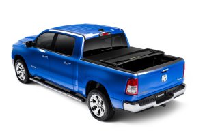 Dodge Ram 1500 Tonneau Cover - LUND - Genesis Elite Tri-Fold - Black - `02-`17