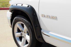 Dodge Ram 1500 Fender Flares - Front + Rear - LUND - RX-Rivet Style - Smooth Black - `02-`08