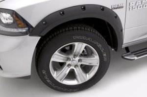 Dodge Ram 1500 Fender Flares - Front + Rear - LUND - RX-Rivet Style - Smooth Black - `02-`08