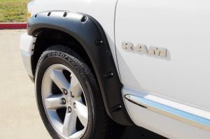 Dodge Ram 1500 Fender Flares - Front + Rear - LUND - RX-Rivet Style - Smooth Black - `02-`08