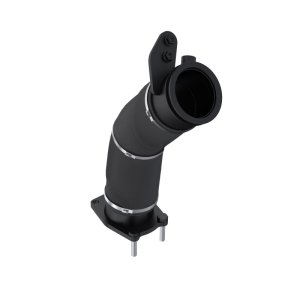 Chevrolet Silverado Performance Exhaust - MBRP - Armor BLK Turbocharger Down Pipe, 3.5 in. - Black - `17-`26 Chevrolet Silverado Performance Exhaust - MBRP - Armor BLK Turbocharger Down Pipe, 3.5 in. - Black - `17-`26